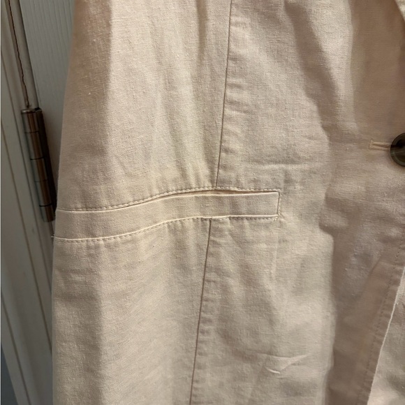 J. Crew Blazer Linen-Cotton Blend Size 12 NWT - Picture 6 of 10